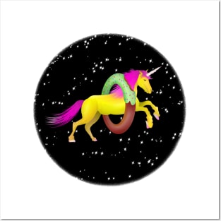 Unicorn Doughnut Posters and Art